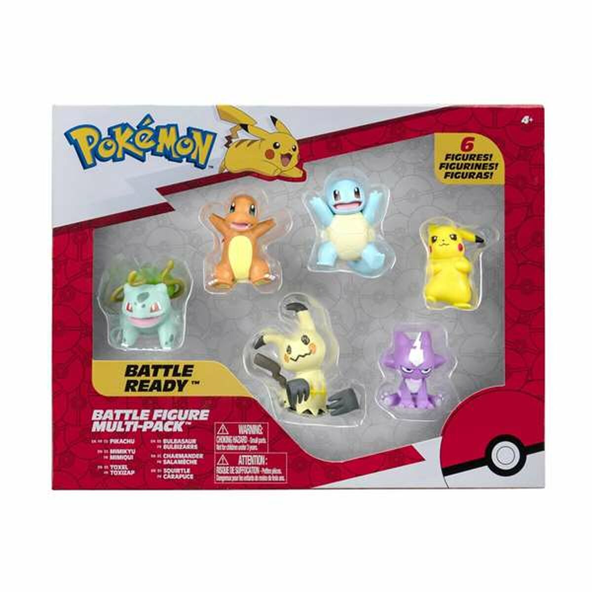 Set of Figures PokÃ©mon Battle Ready 5 cm