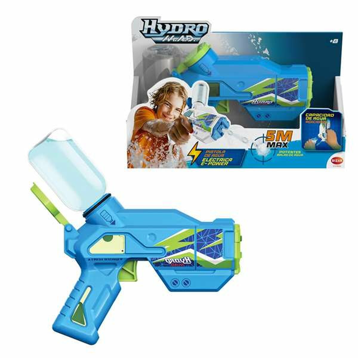 Water Pistol Bizak Hydro Mad Mini Blaster