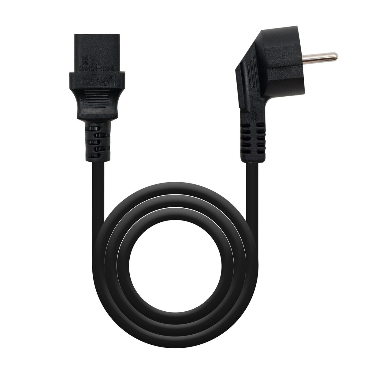 CPU Monitor Power Cable NANOCABLE 10.22.0102 Black 1,5 m CPU Monitor Power Cable NANOCABLE 10.22.0102 Black 1,5 m
