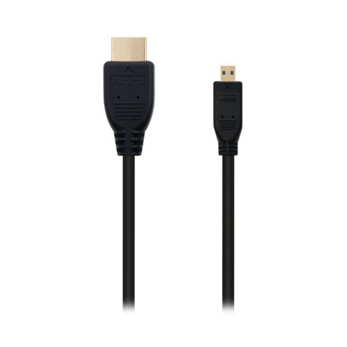 HDMI to Micro HDMI Cable NANOCABLE 10.15.3501 Black (0,8 m) HDMI to Micro HDMI Cable NANOCABLE 10.15.3501 Black (0,8 m)