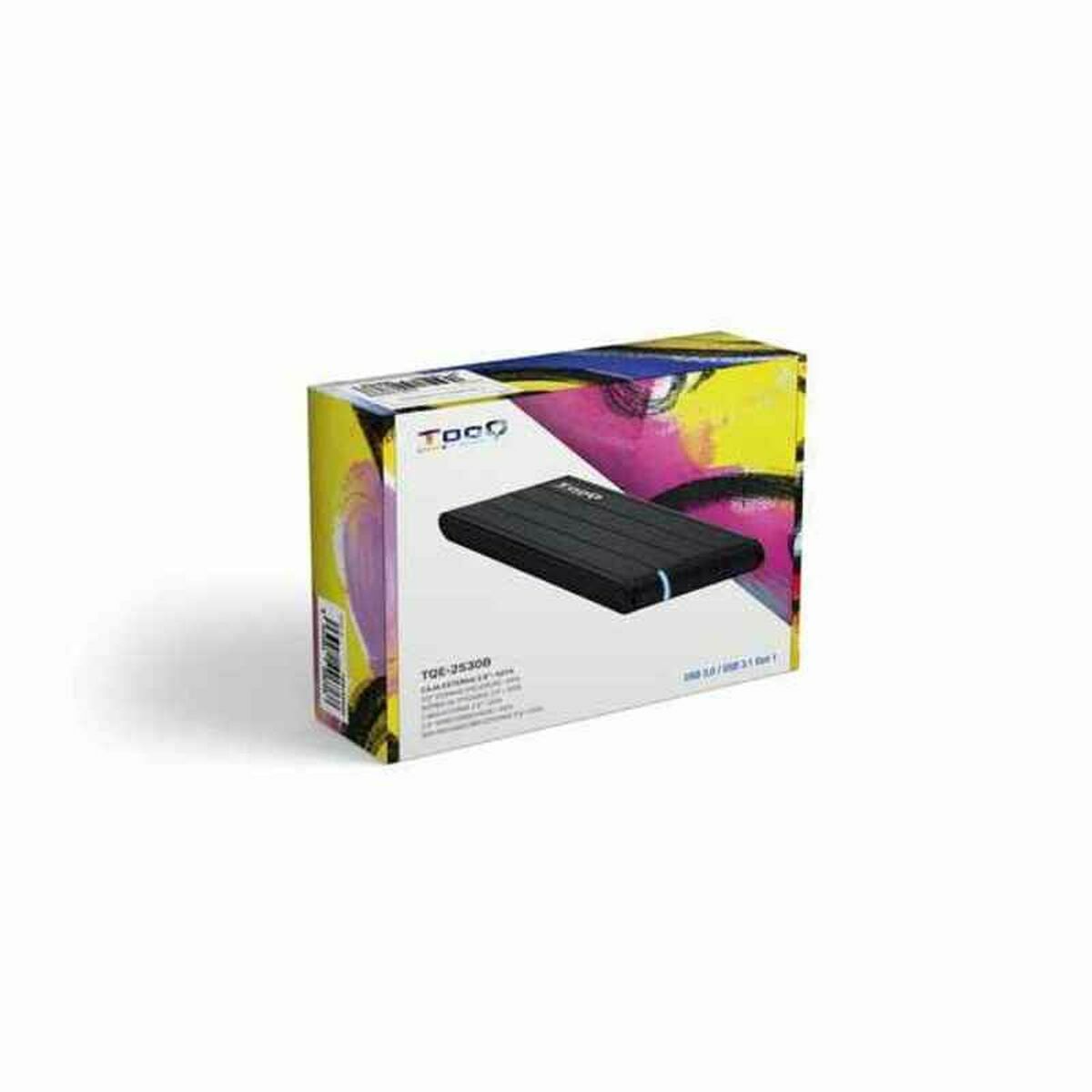 Hard drive case TooQ TQE-2530B 2.5″ SATA USB 3.0 Black 2,5″