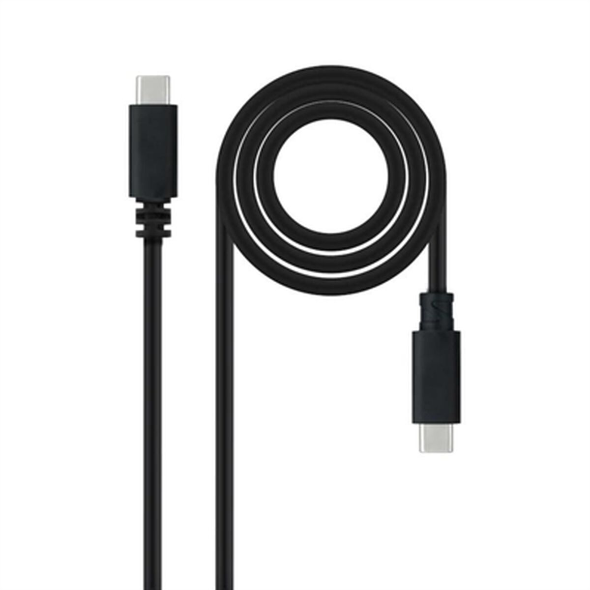 USB-C Cable NANOCABLE USB 2.0, 2m Black 2 m USB-C Cable NANOCABLE USB 2.0, 2m Black 2 m