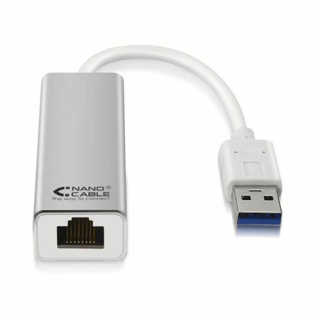 USB-C to RJ45 Network Adapter NANOCABLE USB 3.0/RJ-45, 0.15m USB-C to RJ45 Network Adapter NANOCABLE USB 3.0/RJ-45, 0.15m