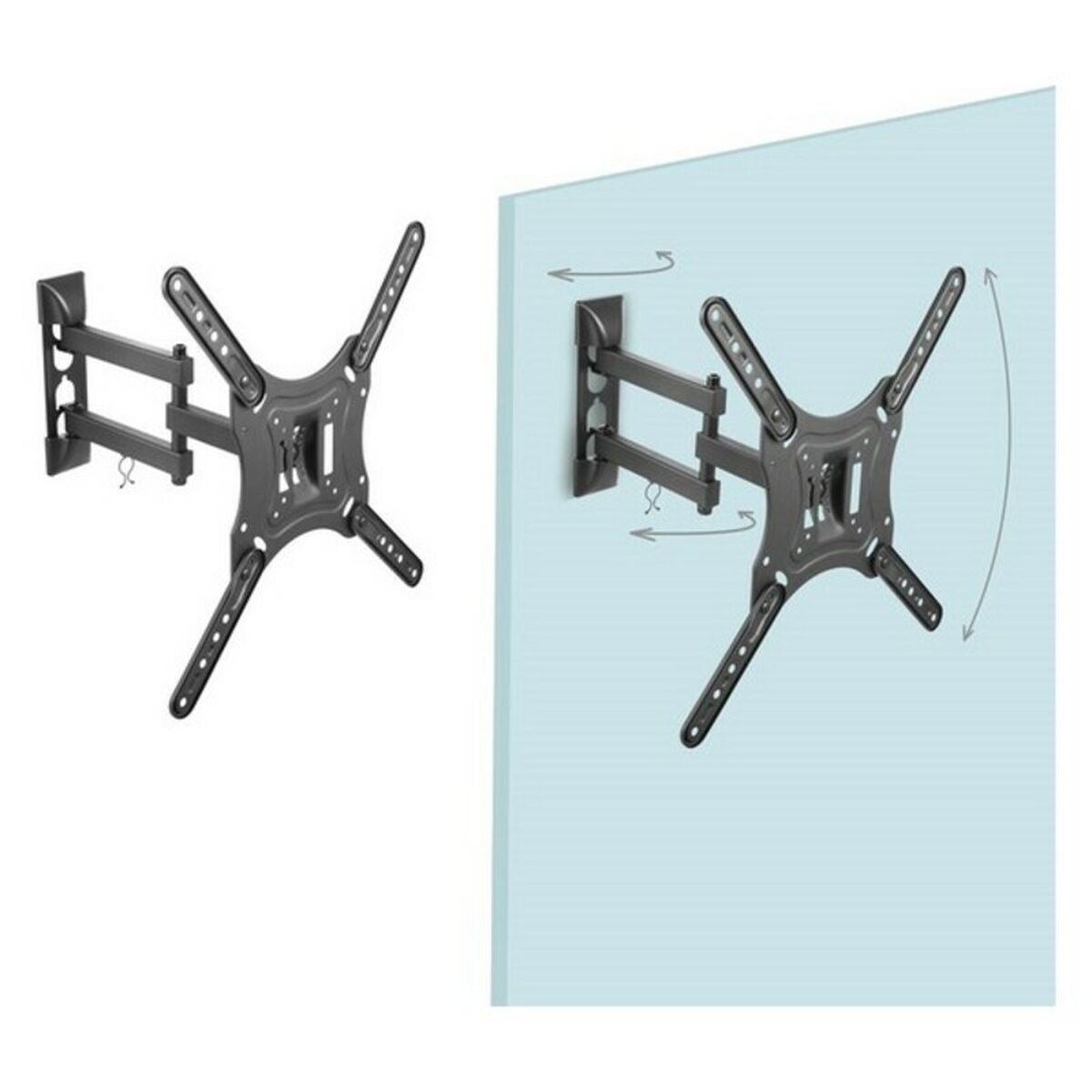 TV Wall Mount with Arm TooQ LP6055TN-B 23″-55″ 23″ 30 Kg