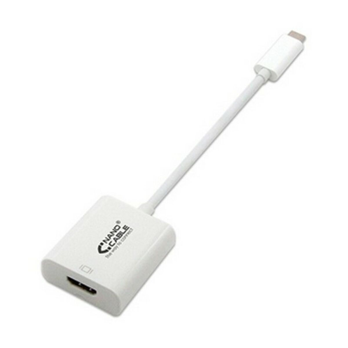 USB-C to HDMI Adapter NANOCABLE 10.16.4102 15 cm White USB-C to HDMI Adapter NANOCABLE 10.16.4102 15 cm White
