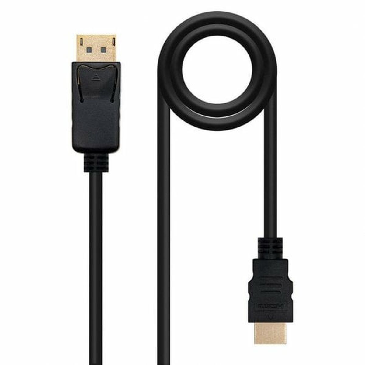 DisplayPort to HDMI Cable NANOCABLE 10.15.4303 Black 3 m DisplayPort to HDMI Cable NANOCABLE 10.15.4303 Black 3 m