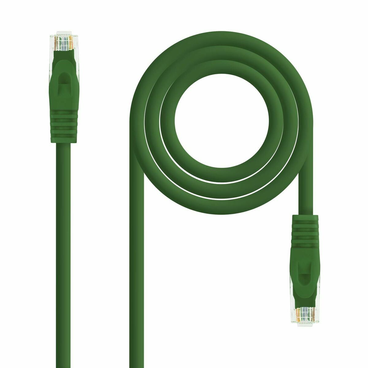 CAT 6a UTP Cable NANOCABLE 10.20.1800-GR Green Grey 3 m CAT 6a UTP Cable NANOCABLE 10.20.1800-GR Green Grey 3 m