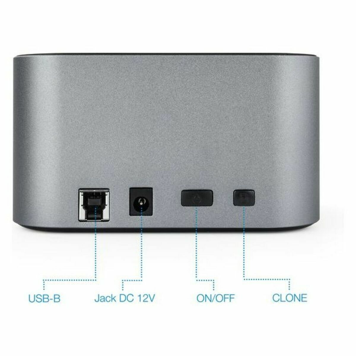 Dual Dock Station TooQ TQDS-805G 2.5″-3.5″ HDD/SSD SATA USB 3.0