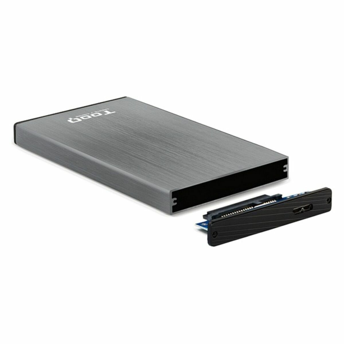 External Box TooQ TQE-2527G 2,5″ SATA USB 3.0 Grey Black/Grey 2,5″