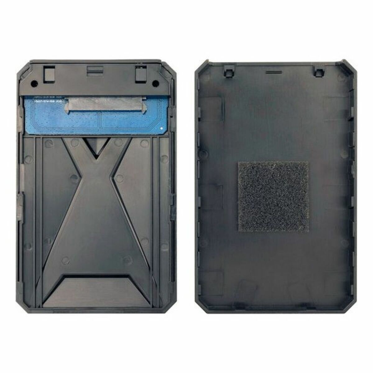 Housing for Hard Disk TooQ TQE-2550BL 2,5″ USB 3.0 Blue Black 2,5″