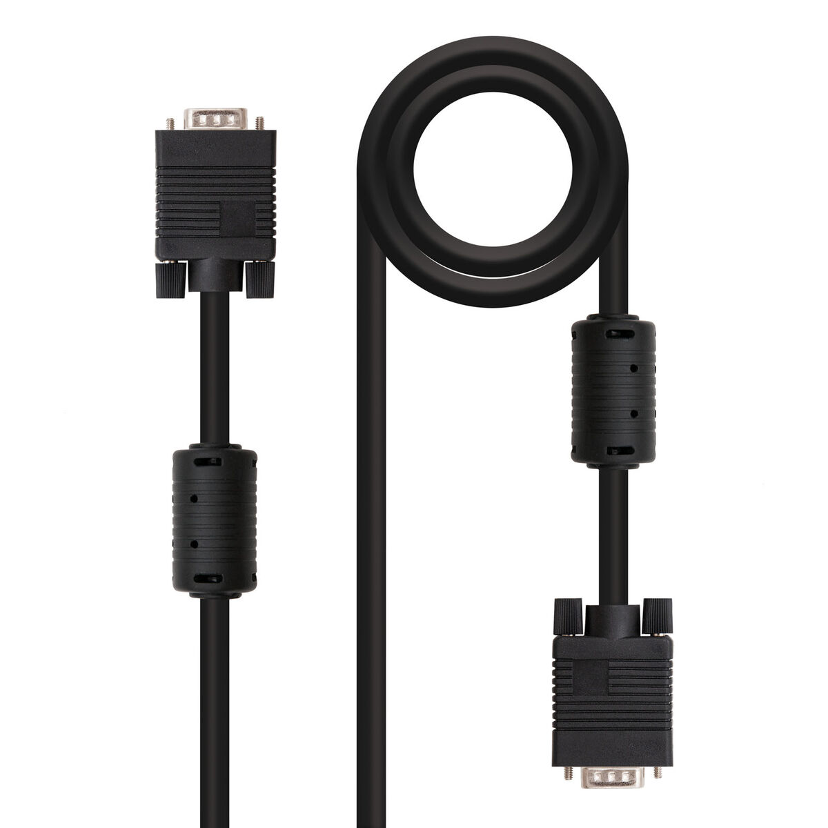 VGA Cable NANOCABLE 10.15.0115 Black 15 m VGA Cable NANOCABLE 10.15.0115 Black 15 m