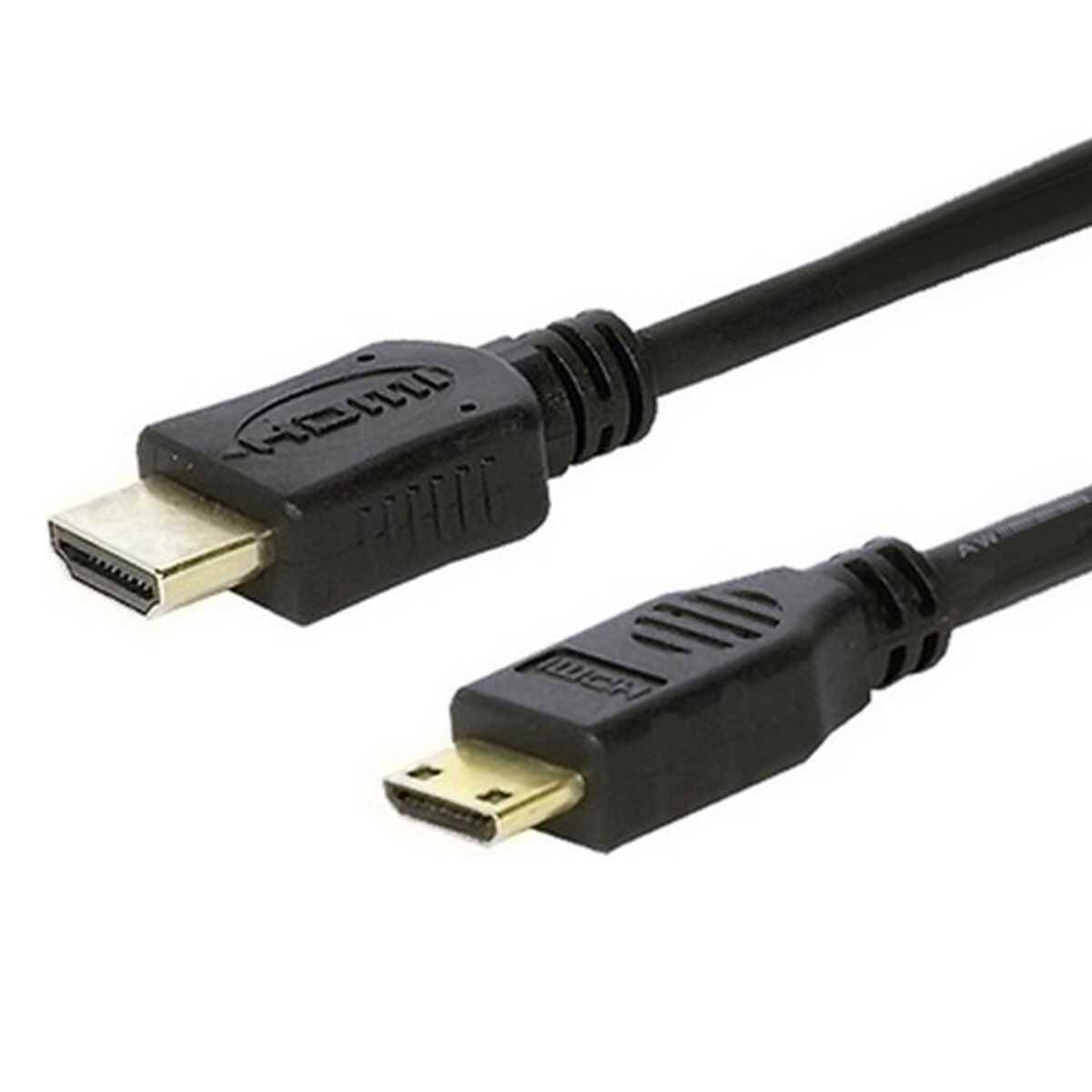 HDMI to Mini HDMI Cable NANOCABLE 10.15.0902 1,8 m Black 1,8 m HDMI to Mini HDMI Cable NANOCABLE 10.15.0902 1,8 m Black 1,8 m