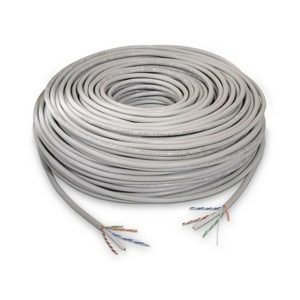 UTP Category 6 Rigid Network Cable NANOCABLE 10.20.0502 100 m Grey 100 m UTP Category 6 Rigid Network Cable NANOCABLE 10.20.0502 100 m Grey 100 m