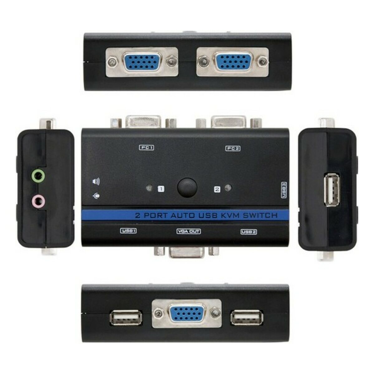 KVM switch NANOCABLE 10.12.0001 1,4 m