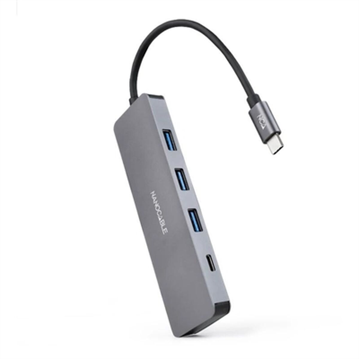 USB Hub NANOCABLE 10.16.4409 Grey (1 Unit) USB Hub NANOCABLE 10.16.4409 Grey (1 Unit)
