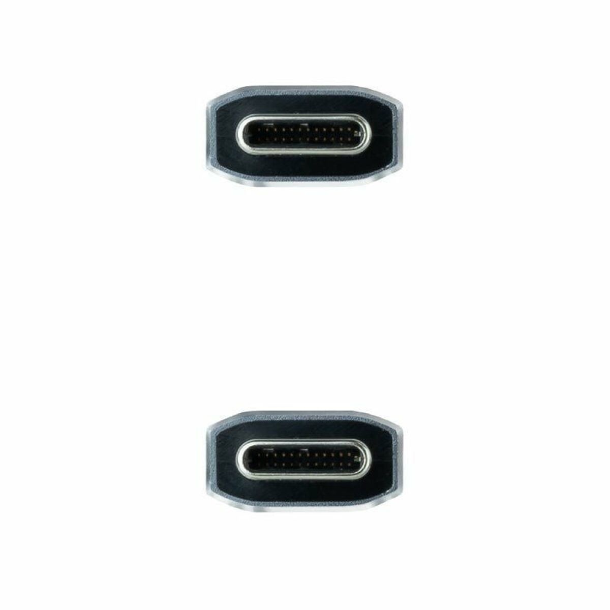 USB-C Cable NANOCABLE 10.01.4103-COMB 3 m Black Black/Grey (1 Unit)