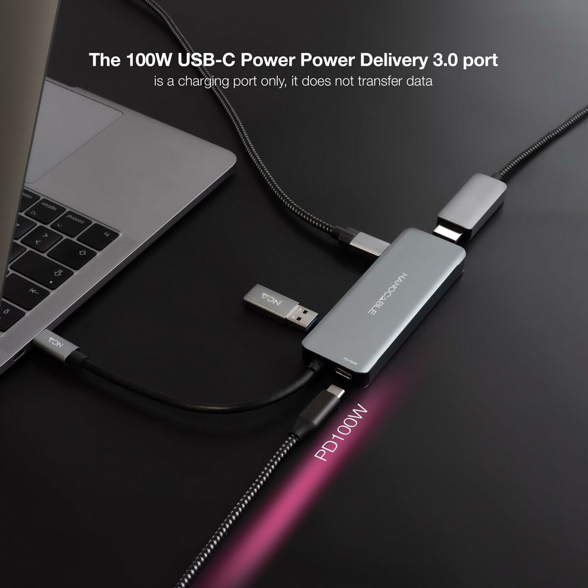 USB Hub NANOCABLE 10.16.1006 Grey (1 Unit)