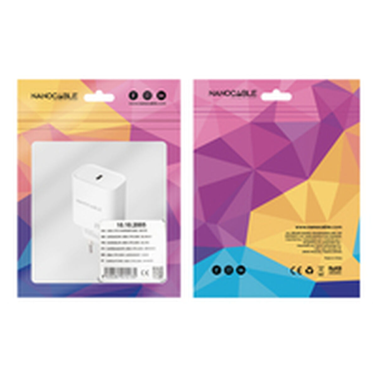 Wall Charger NANOCABLE 10.10.2005 White