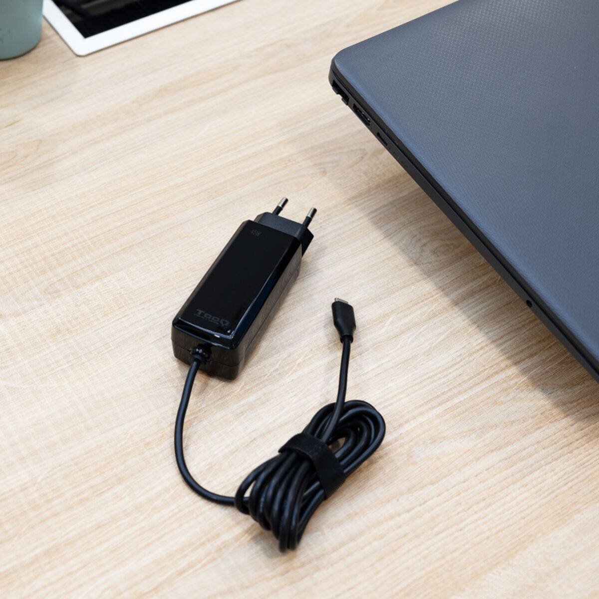 Wall Charger TooQ TQLC-USBCGAN45PD-C Black 45 W