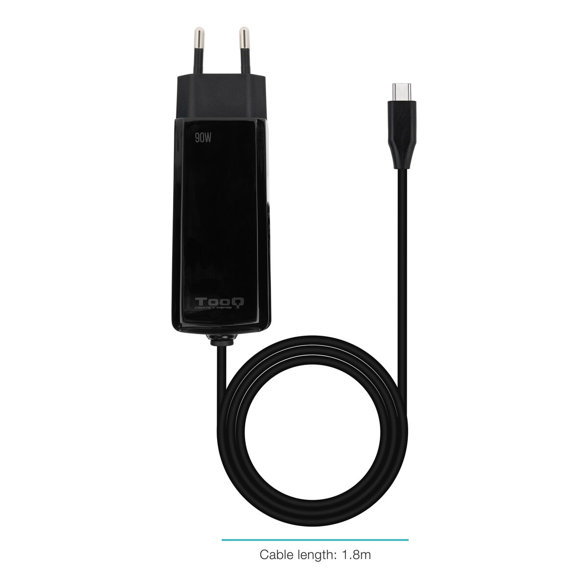 Laptop Charger TooQ TQLC-USBCGAN90PD-C