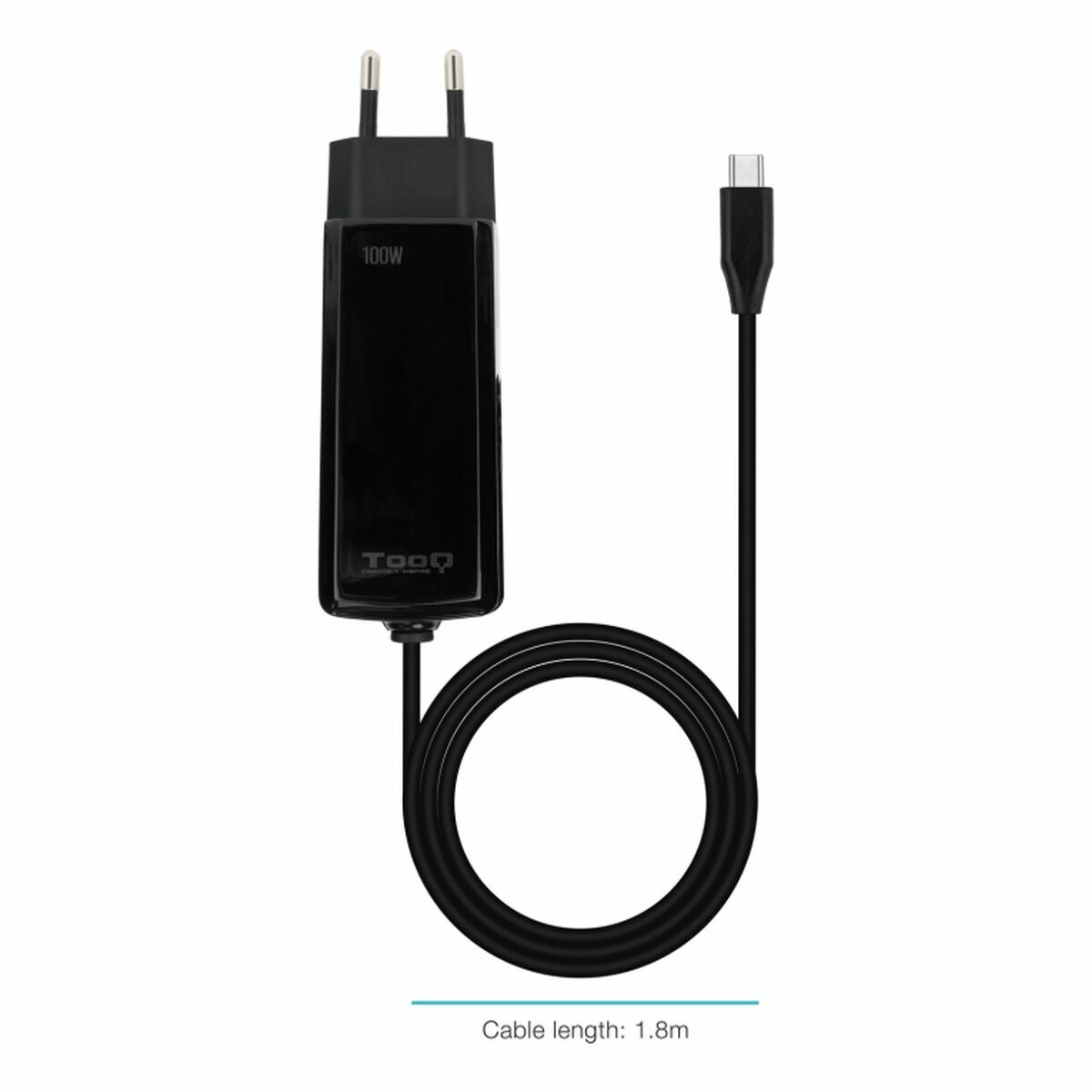 Laptop Charger TooQ GAN USB-C PD 100W Cbico 100 W