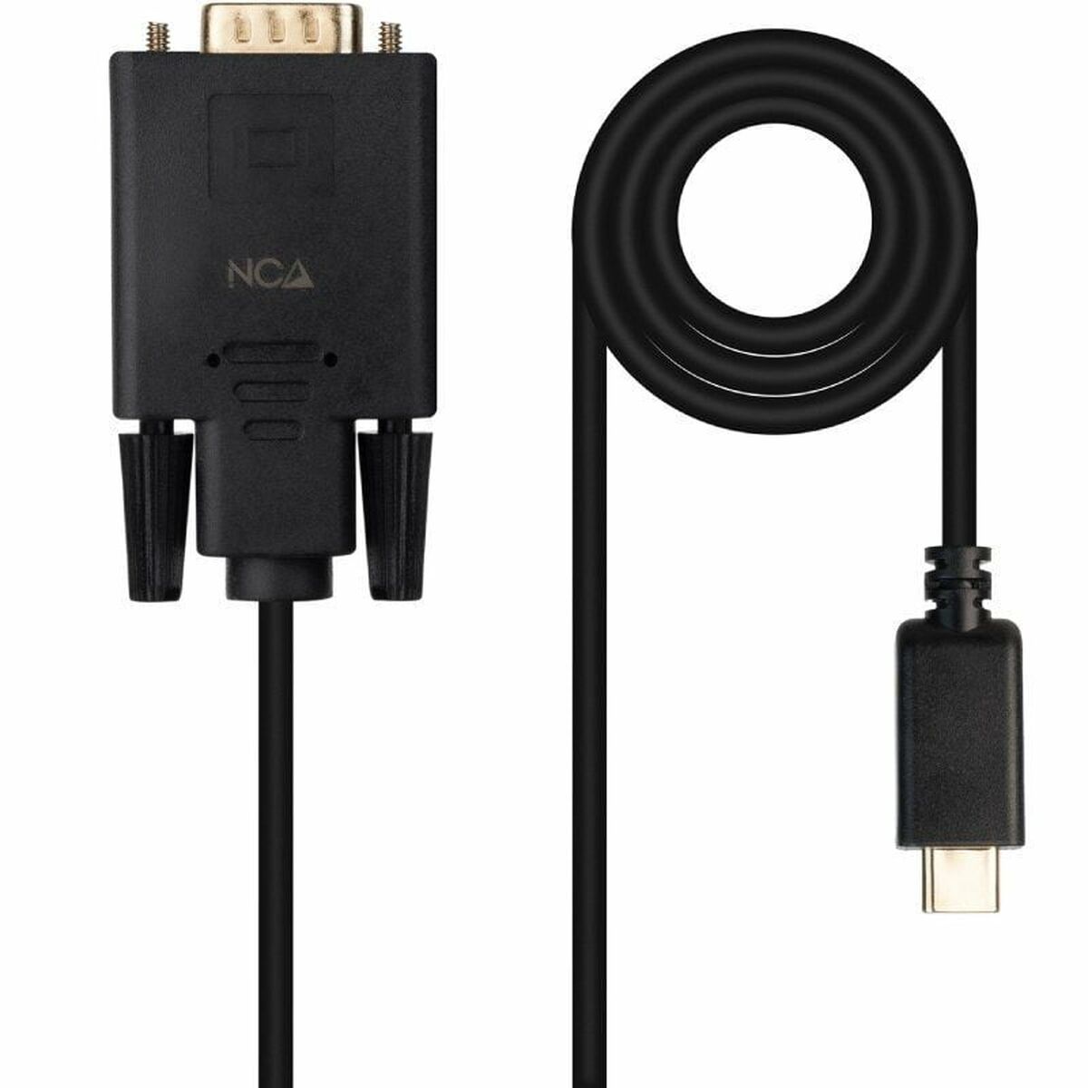 USB Cable NANOCABLE 10.15.5202 Black 1,8 m