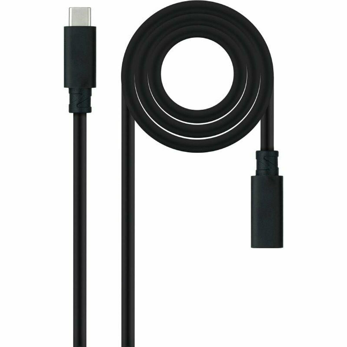 USB Cable NANOCABLE USB 3.2 GEN2x2 100W C/M-H Black