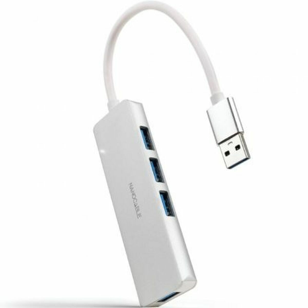 USB Hub NANOCABLE 10.16.4602 Silver