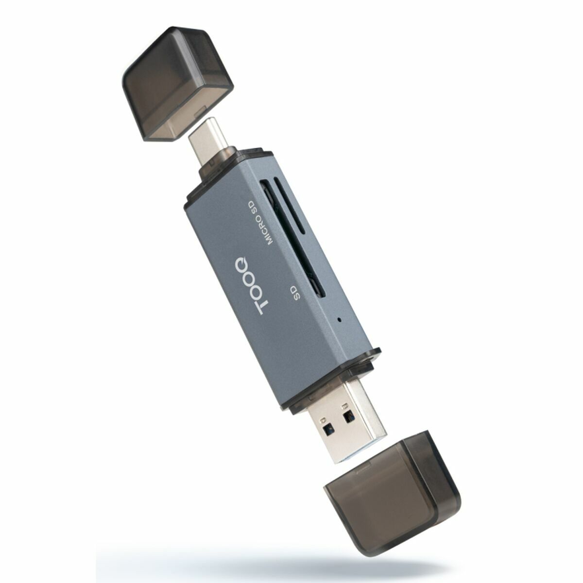 Card Reader TooQ TQR-3001G Black Grey Card Reader TooQ TQR-3001G Black Grey