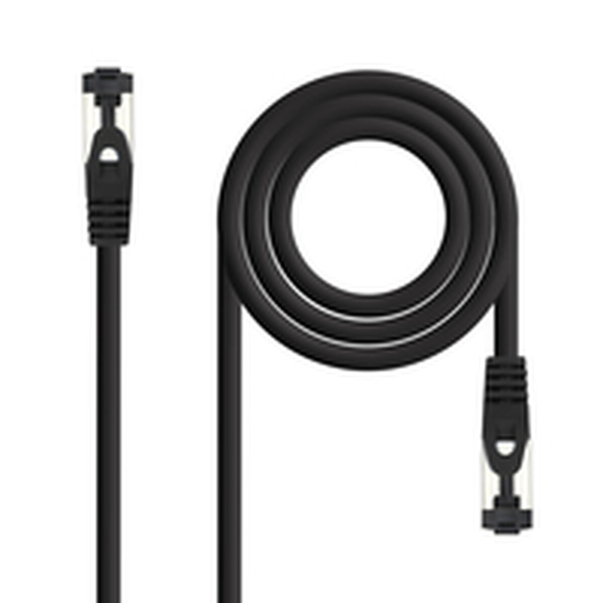USB Cable NANOCABLE 10.20.2002-BK Black 2 m USB Cable NANOCABLE 10.20.2002-BK Black 2 m