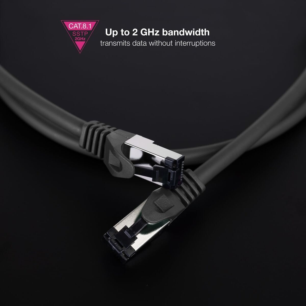 USB Cable NANOCABLE 10.20.2002-BK Black 2 m