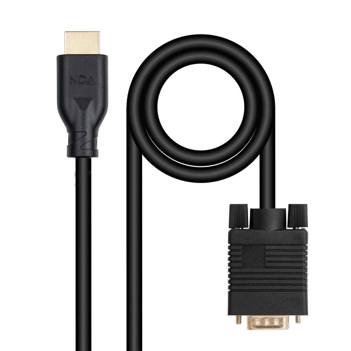 VGA Cable NANOCABLE 10.15.4602 Black 1,8 m VGA Cable NANOCABLE 10.15.4602 Black 1,8 m