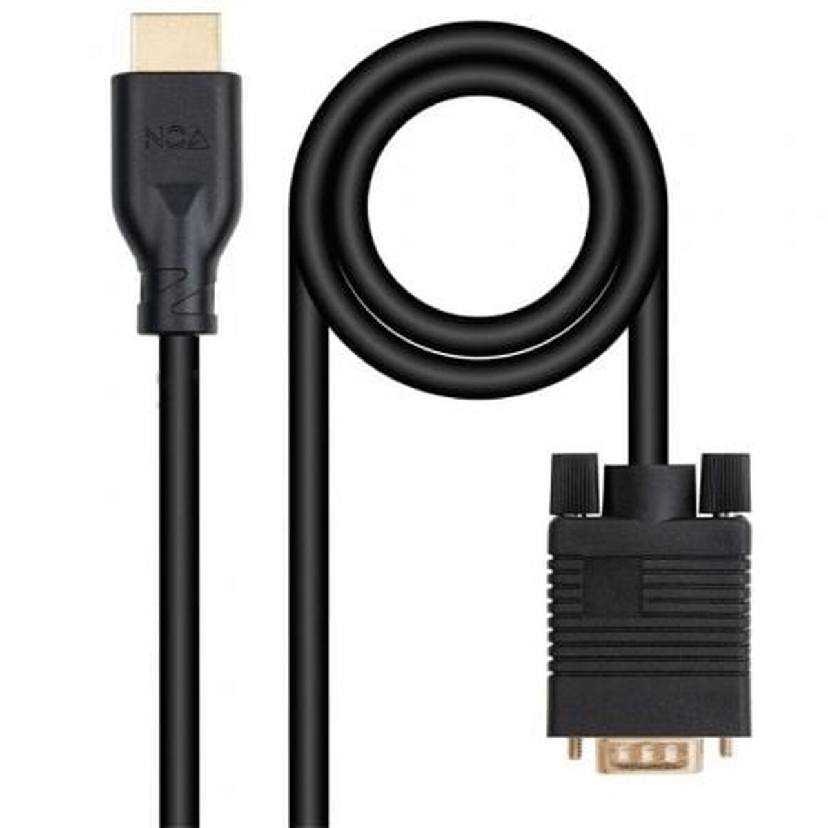 VGA Cable NANOCABLE 10.15.4602 Black 1,8 m