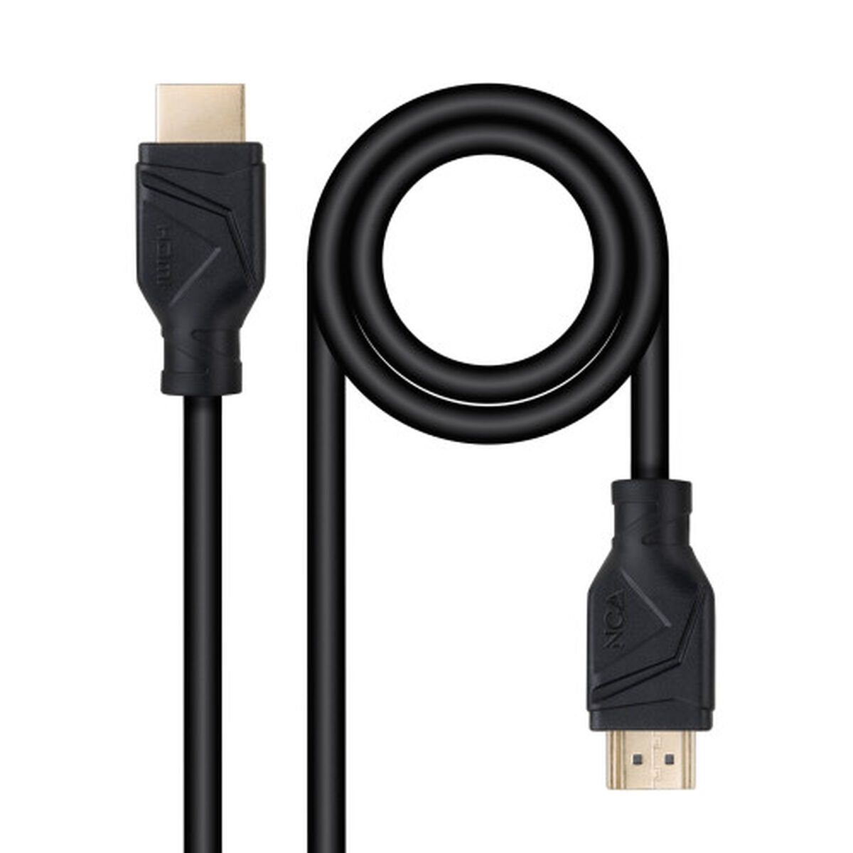 DVI Cable NANOCABLE 10.15.8300 50 cm Black
