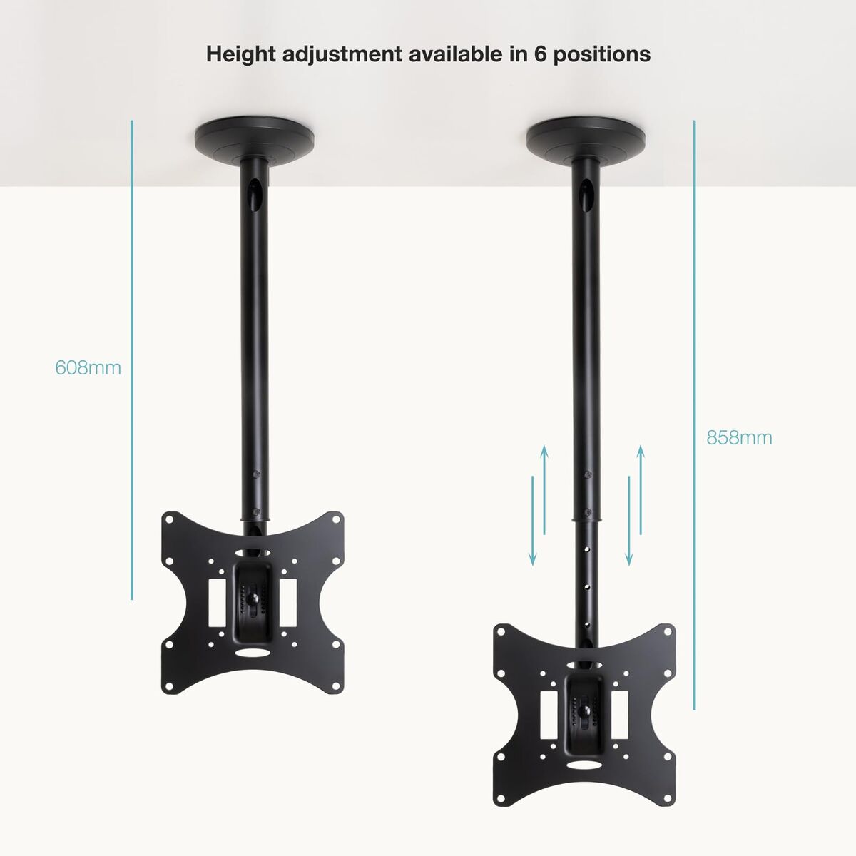 Ceiling support TooQ LPCE2301TSLI-B 30 Kg
