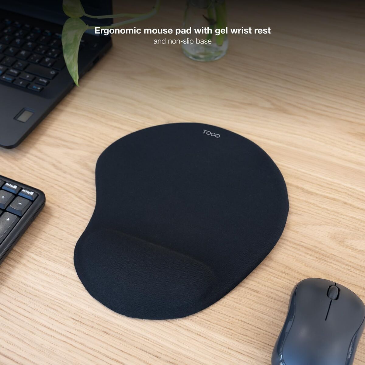 Mouse Mat TooQ TQMP1001-B Black