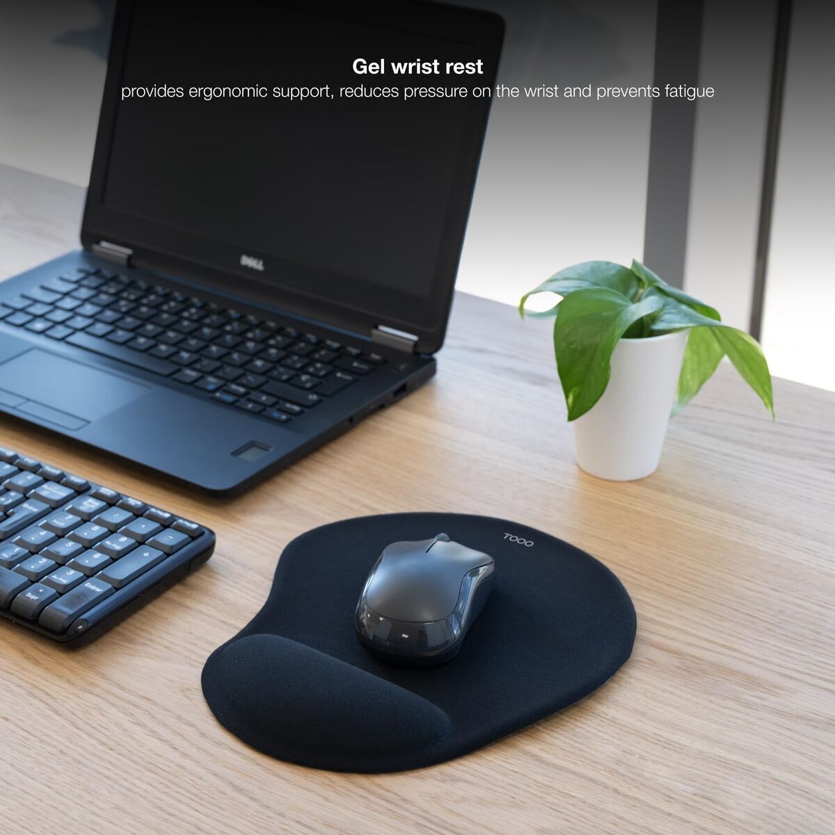 Mouse Mat TooQ TQMP1001-B Black