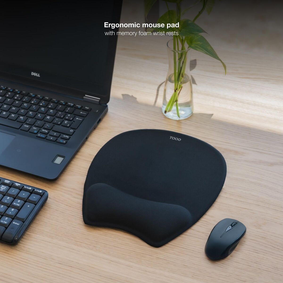 Mouse Mat TooQ TQMP1002-B Black