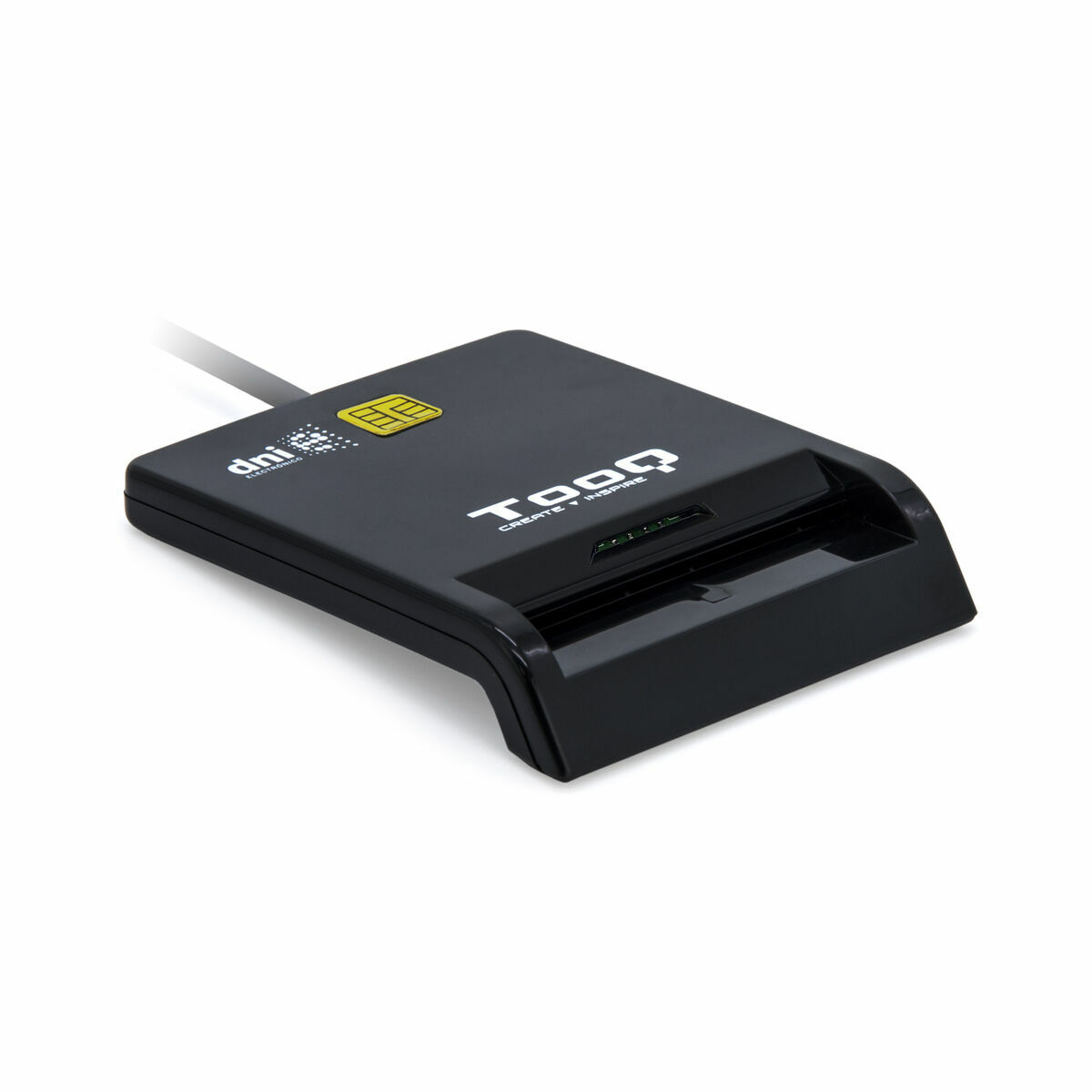 Smart Card Reader TooQ TQR-211B Black Smart Card Reader TooQ TQR-211B Black
