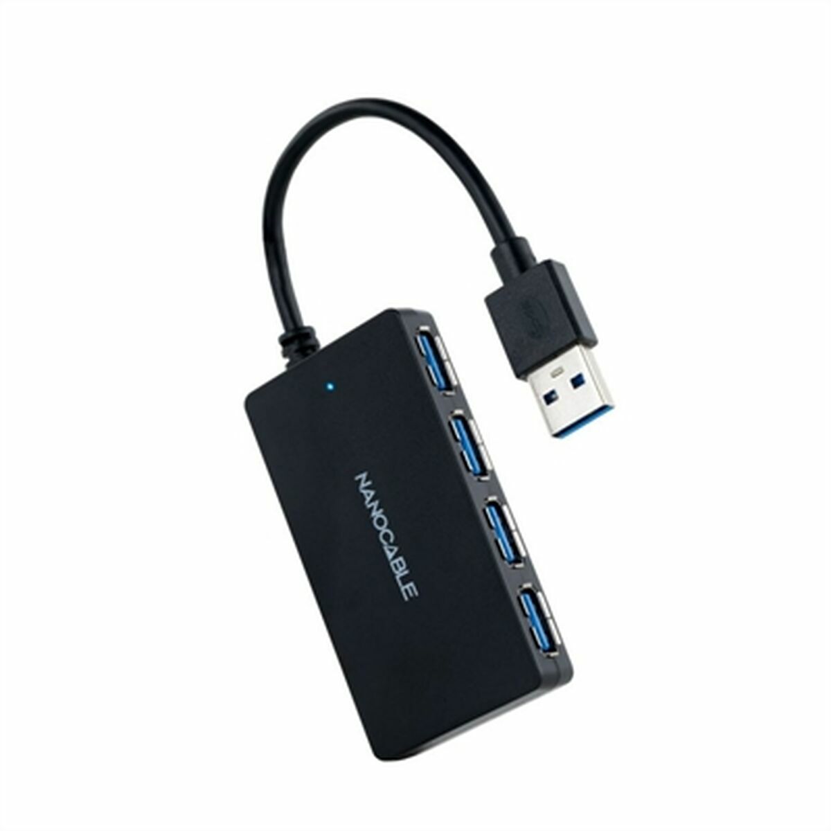 USB Hub NANOCABLE 10.16.4403 Black USB Hub NANOCABLE 10.16.4403 Black