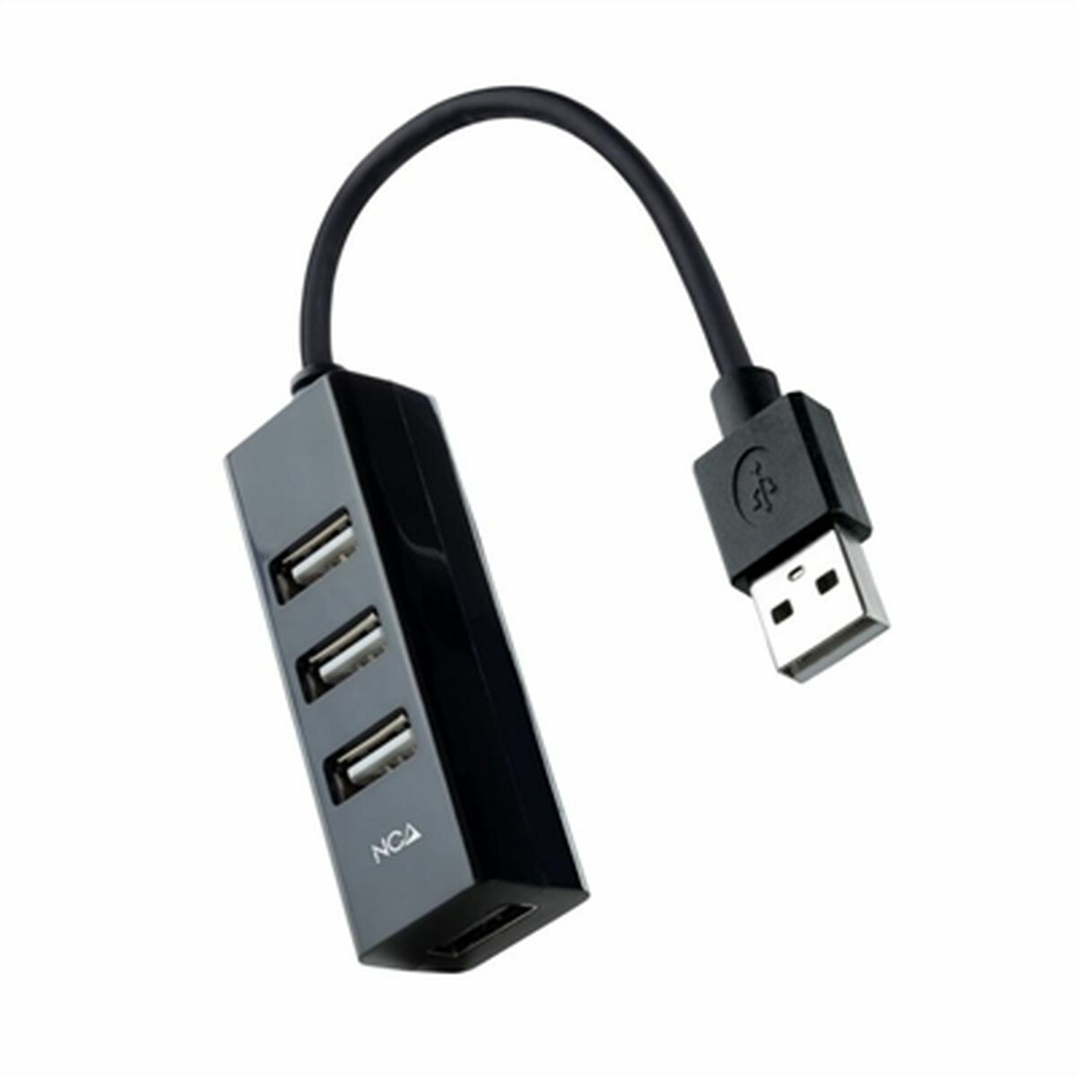 USB Hub NANOCABLE 10.16.4404 Black (1 Unit) USB Hub NANOCABLE 10.16.4404 Black (1 Unit)