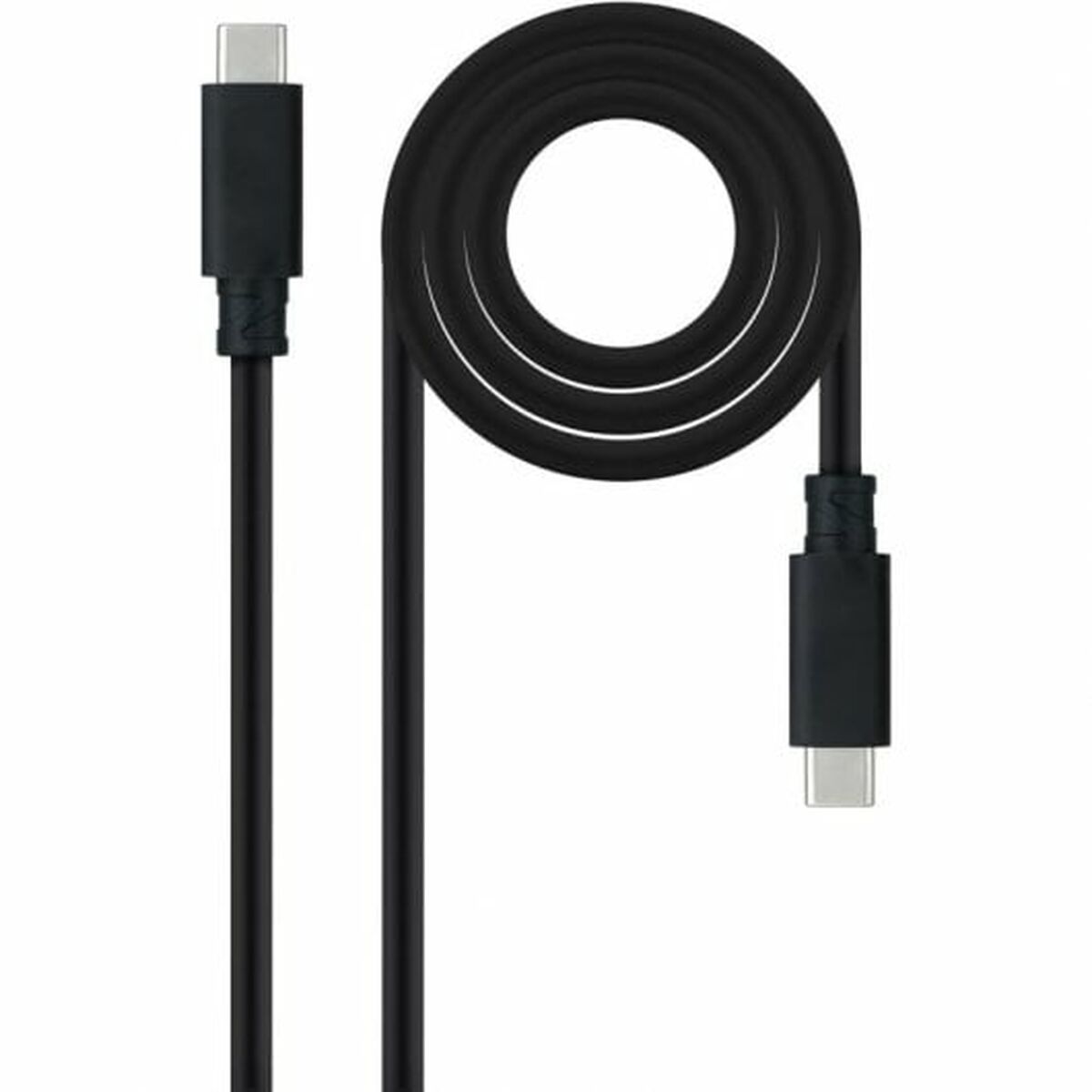 USB-C Cable NANOCABLE 10.01.4101-L150 Black 1,5 m (1 Unit) USB-C Cable NANOCABLE 10.01.4101-L150 Black 1,5 m (1 Unit)