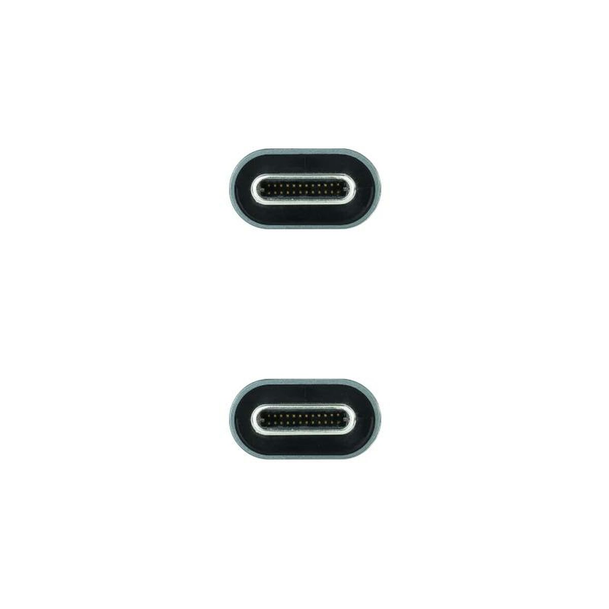 USB-C Cable NANOCABLE 10.01.4300 50 cm Black