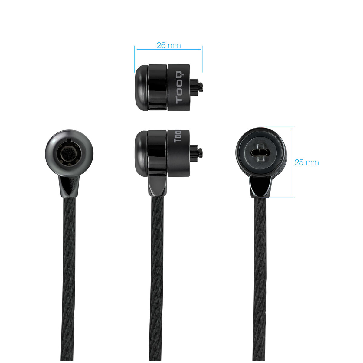 Security Cable TooQ TQCLKC0025-G 1,5 m 1,5 m Security Cable TooQ TQCLKC0025-G 1,5 m 1,5 m