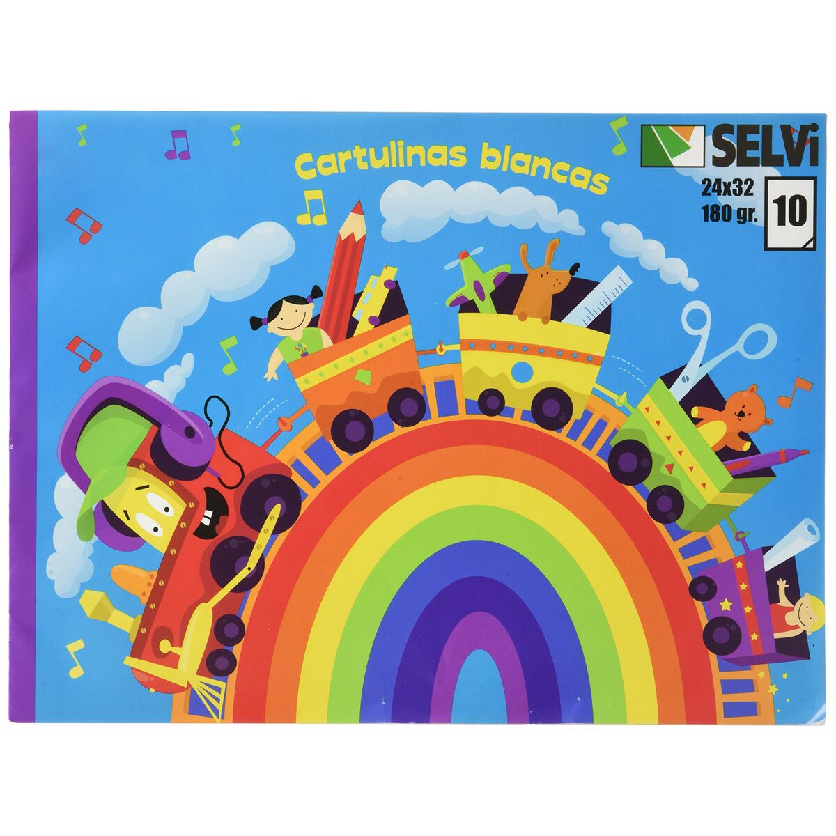 Cards SELVI White 24 x 32 cm (20 Units)