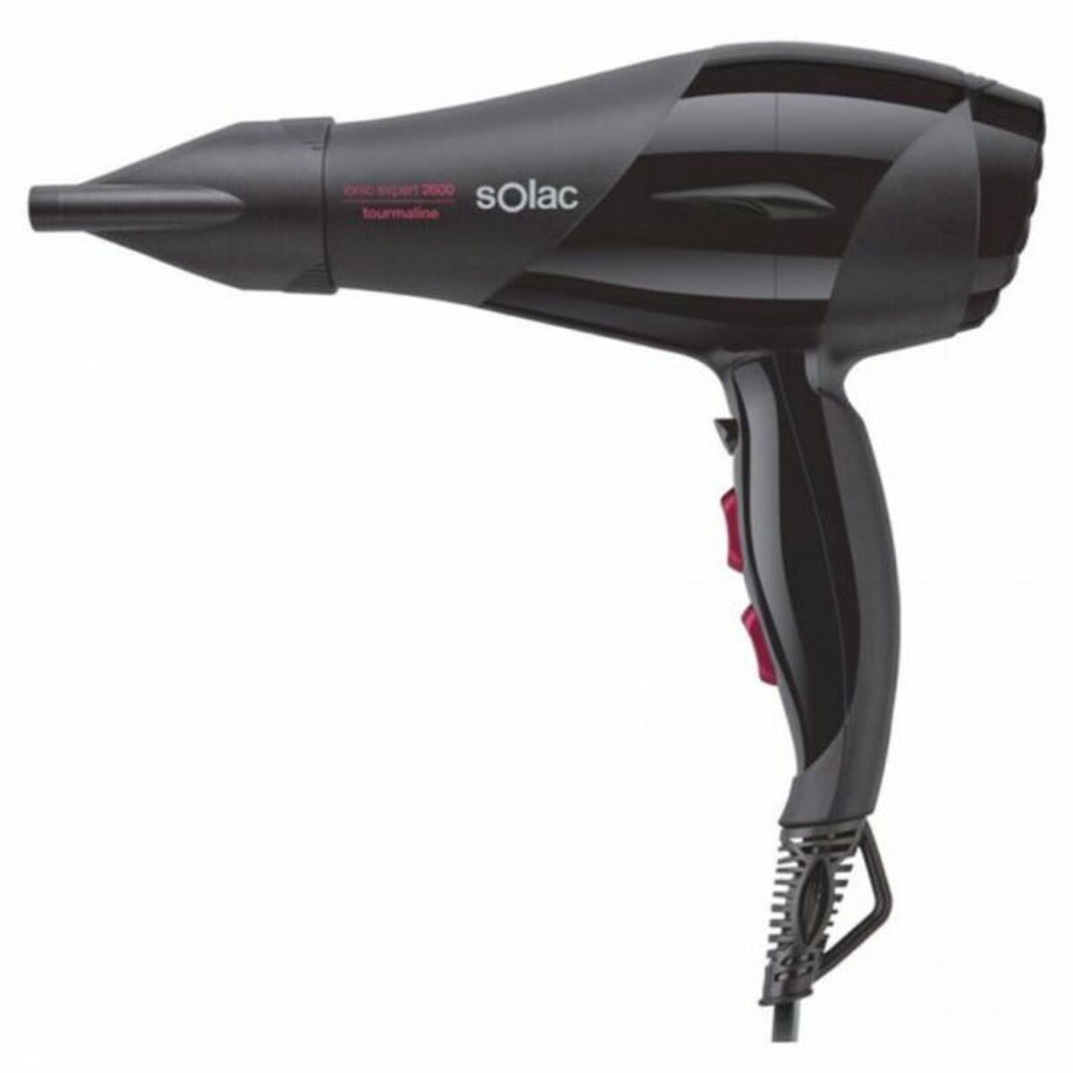 Hairdryer Solac SP7170EXPERT 2600W IONIC 2600 W Black Hairdryer Solac SP7170EXPERT 2600W IONIC 2600 W Black