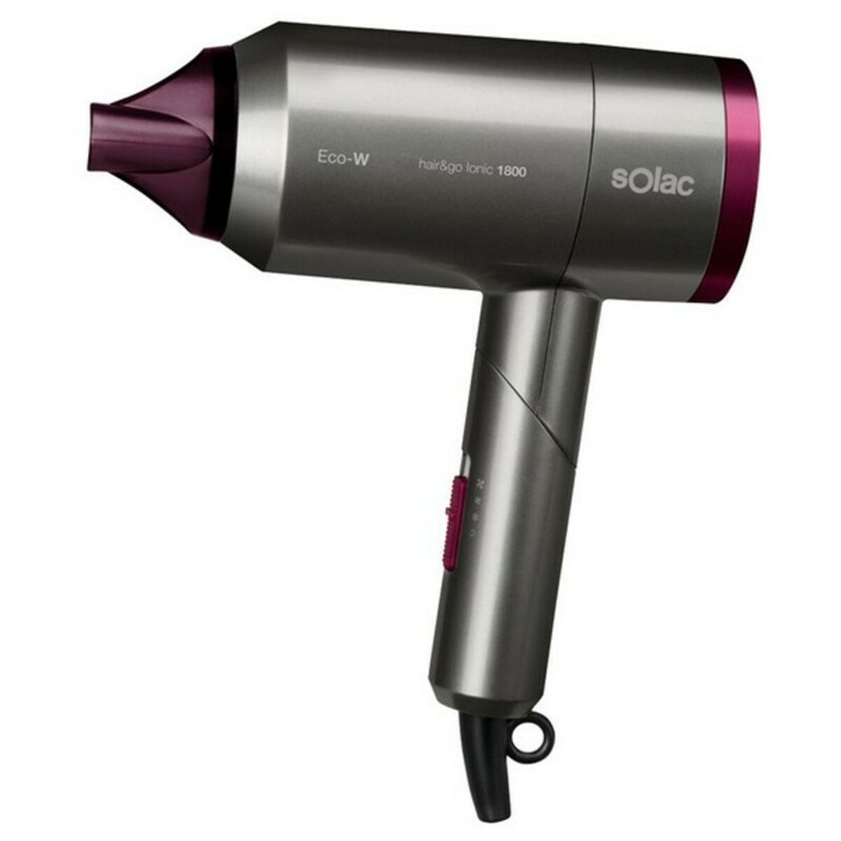 Hairdryer Solac Hair&Go Ionic Foldable