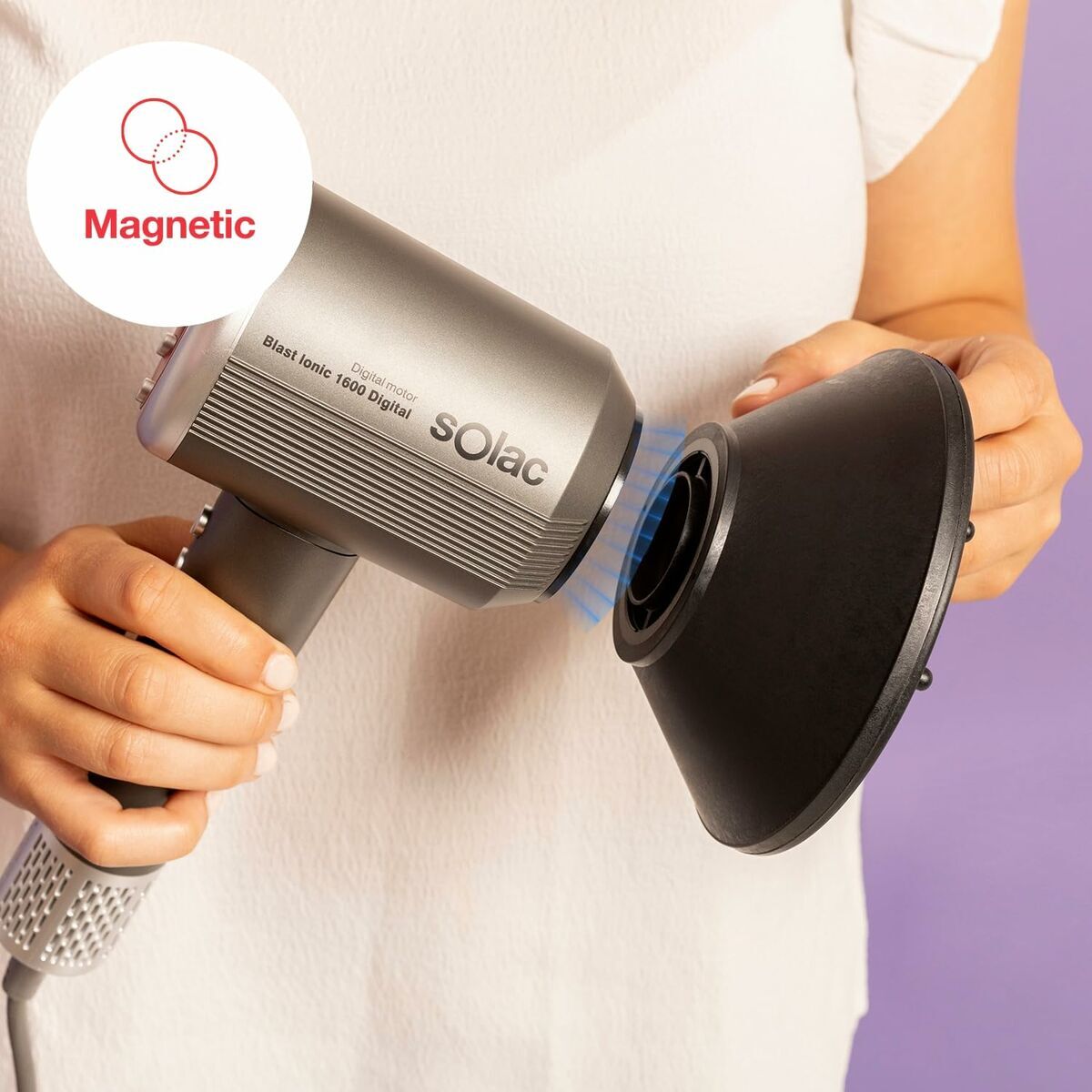 Hairdryer Solac SB7950 Grey 1600 W