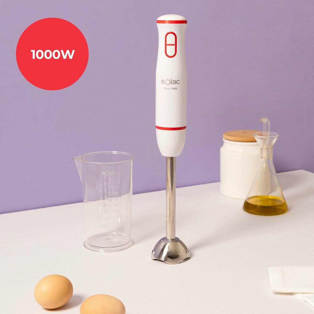 Hand-held Blender Solac BA5625 White