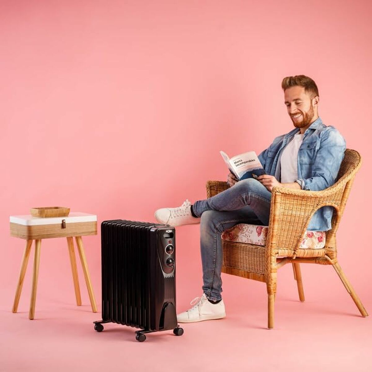 Oil-filled Radiator Solac RA810 Black 2300 W